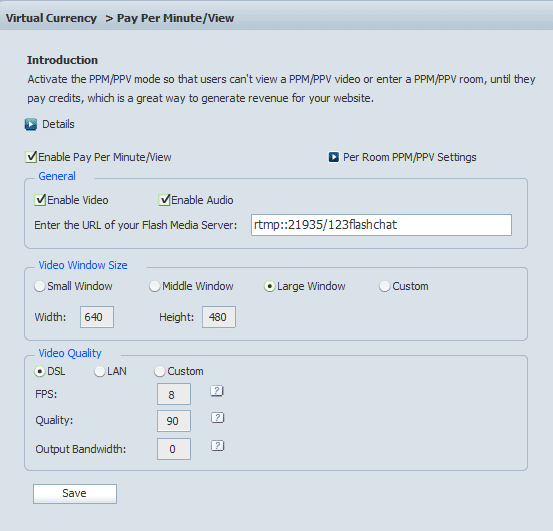 Pay per Minute Settings of 123 Flash Chat, Chat Software Pay per Minute Settings of 123 Flash Chat, Chat Software