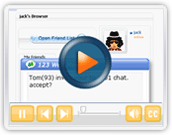 Invite a user to chat on you site Invite user to 1 to 1 chat in 123 web messenger